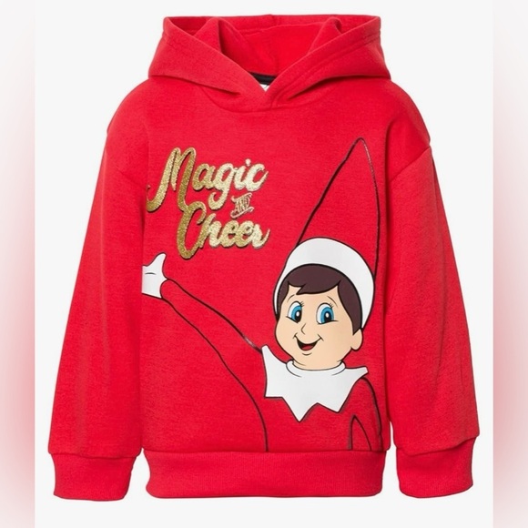The Elf on the Shelf Fleece Pullover Hoodie and Pants Outfit Set - Picture 4 of 10
